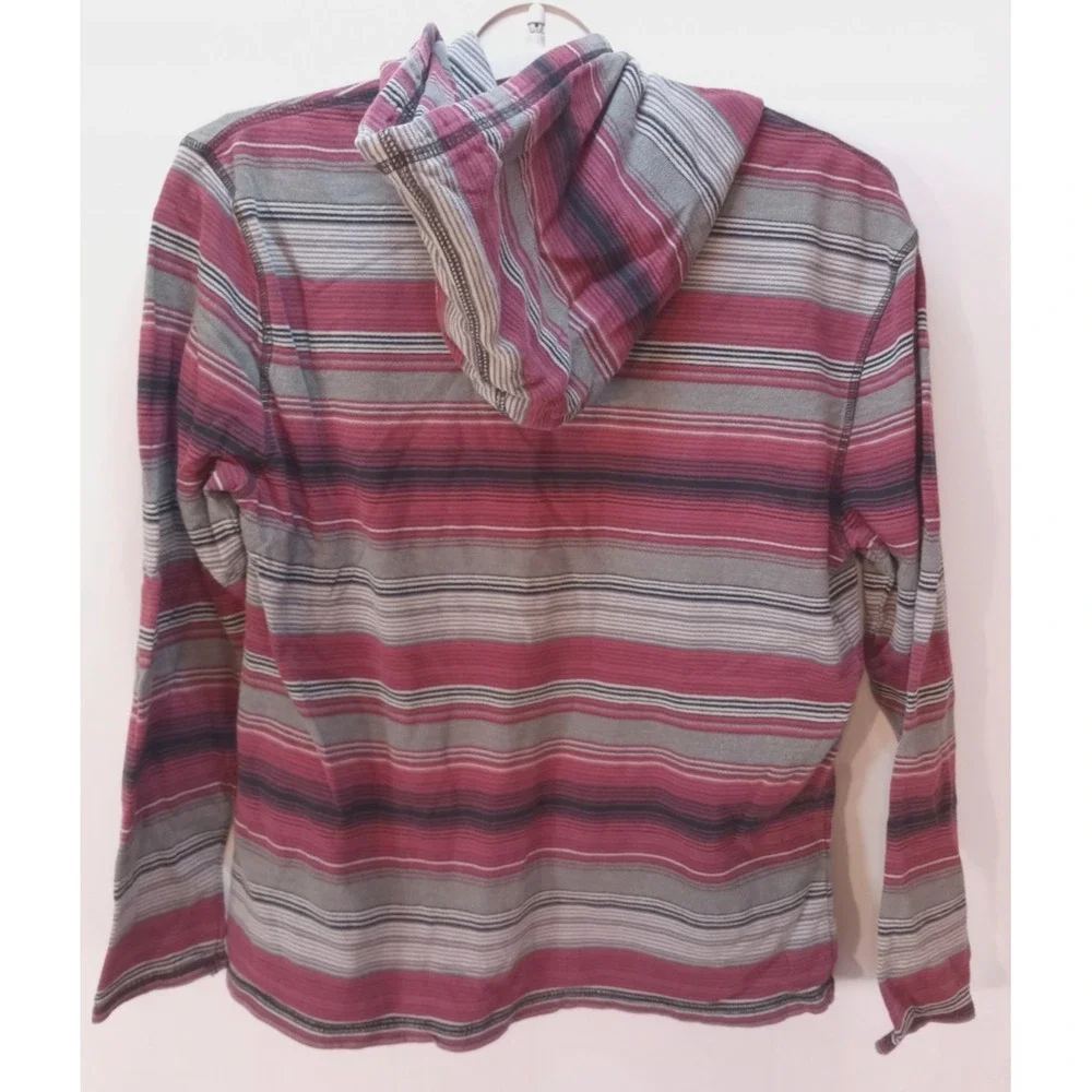 Rip Curl Boy's Hoodie Hooded Long Sleeve Shirt, Large, Striped